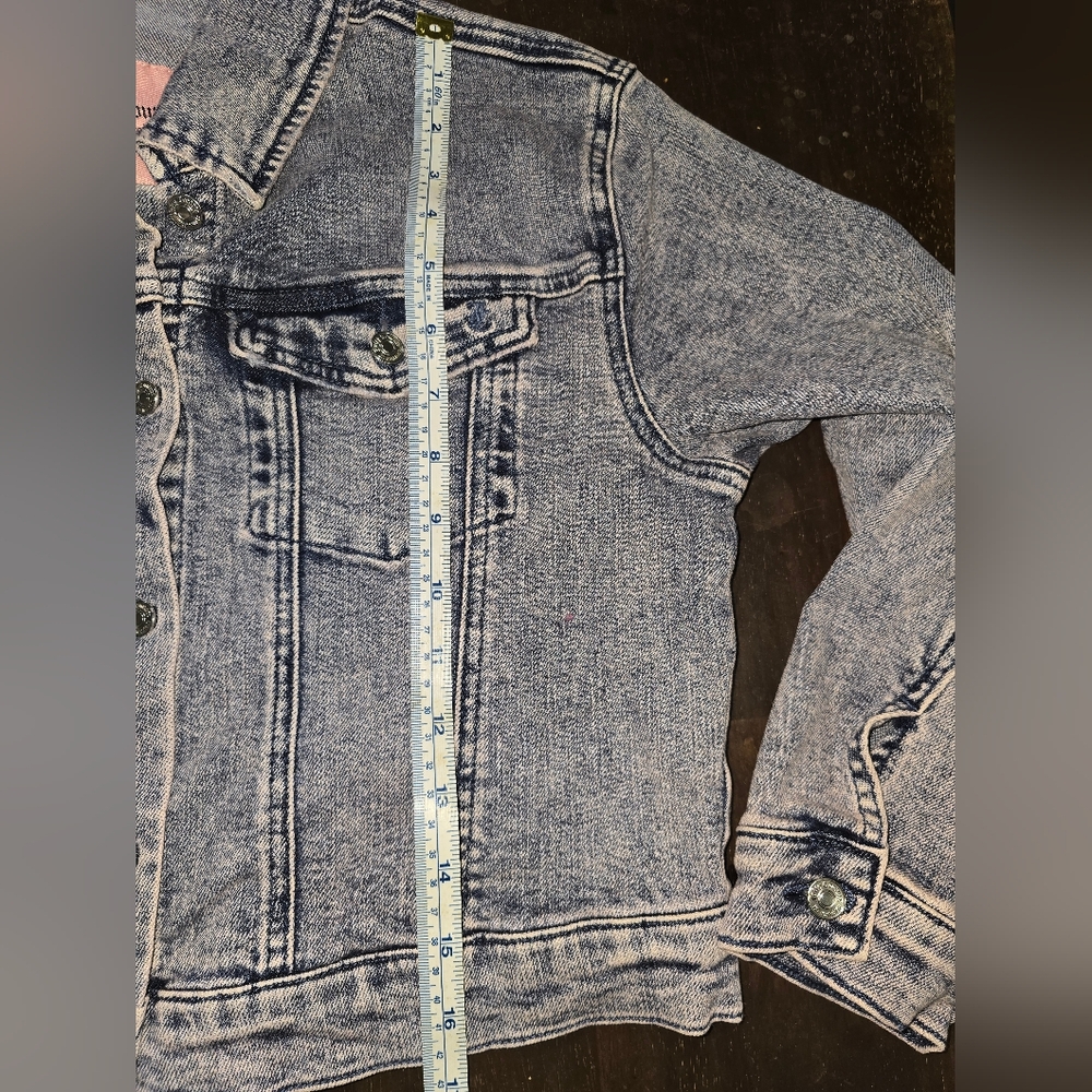 Juicy Couture Kids Denim Jacket in Blue - Picture 8 of 9
